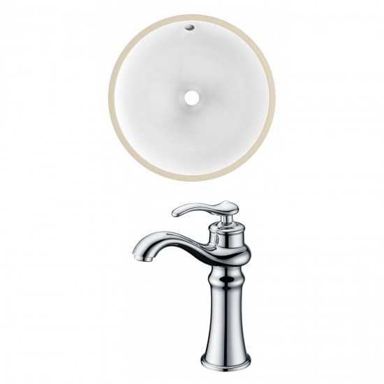 15.25-in. W Bathroom Undermount Sink Set_AI-22830