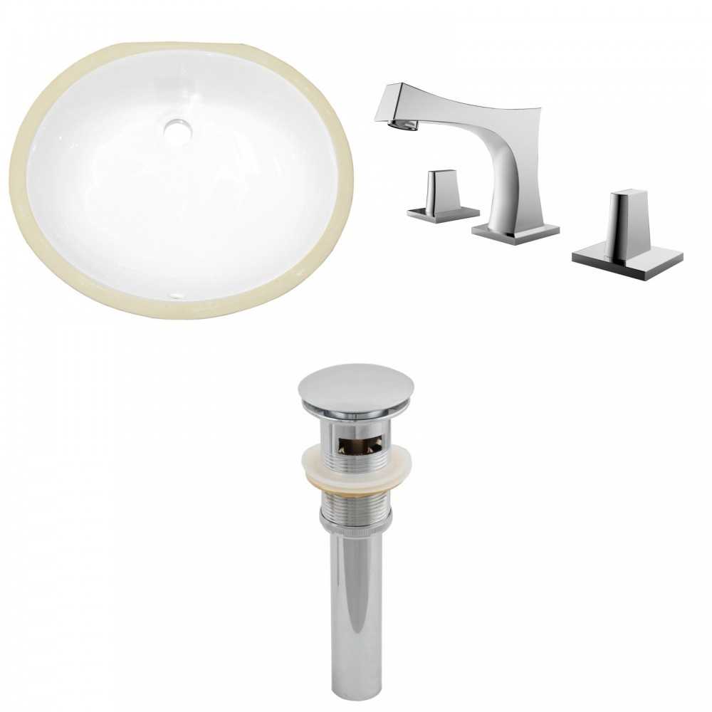 19.5-in. W Bathroom Undermount Sink Set_AI-13107