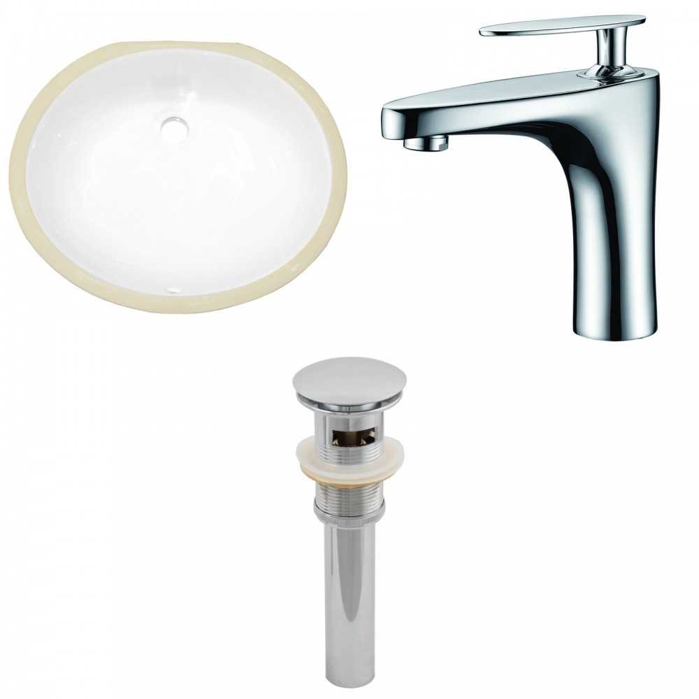 19.5-in. W Bathroom Undermount Sink Set_AI-13115
