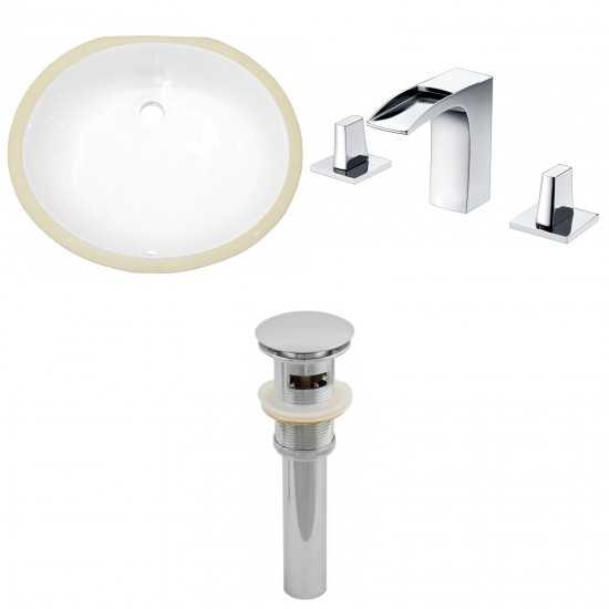 19.5-in. W Bathroom Undermount Sink Set_AI-13125