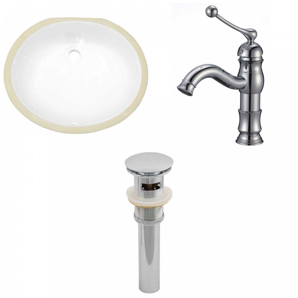 19.5-in. W Bathroom Undermount Sink Set_AI-13127