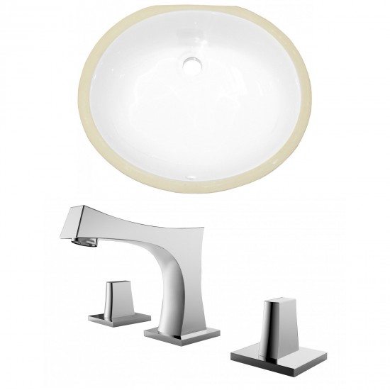 19.5-in. W Bathroom Undermount Sink Set_AI-22916