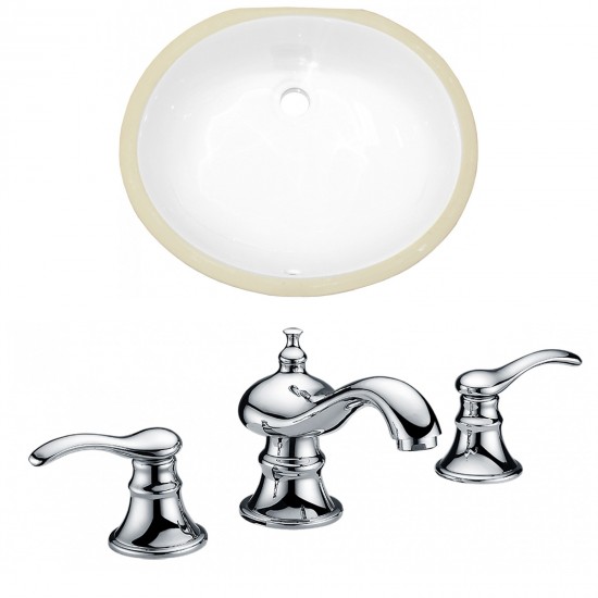 19.5-in. W Bathroom Undermount Sink Set_AI-22919