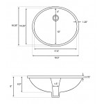 19.5-in. W Bathroom Undermount Sink Set_AI-22927