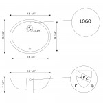 18.125-in. W Bathroom Undermount Sink Set_AI-31796