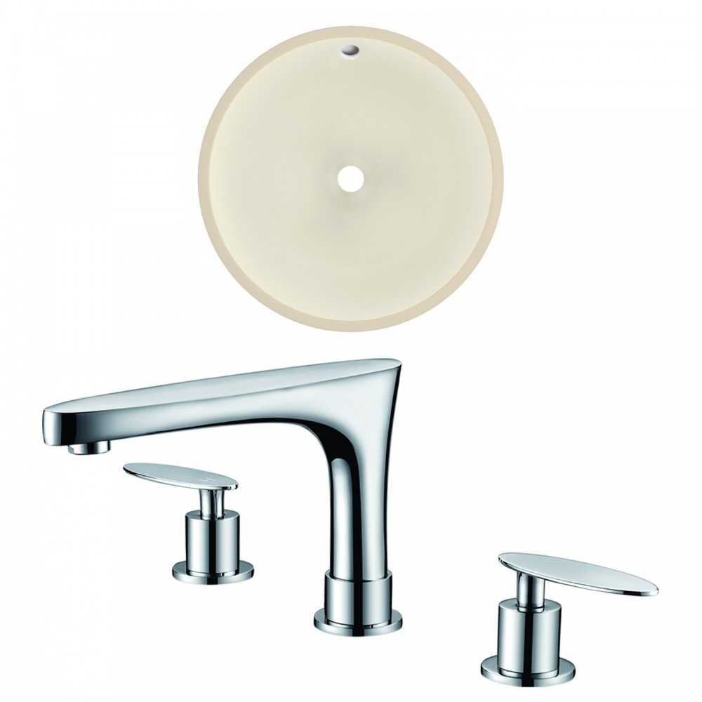 16-in. W Bathroom Undermount Sink Set_AI-22855