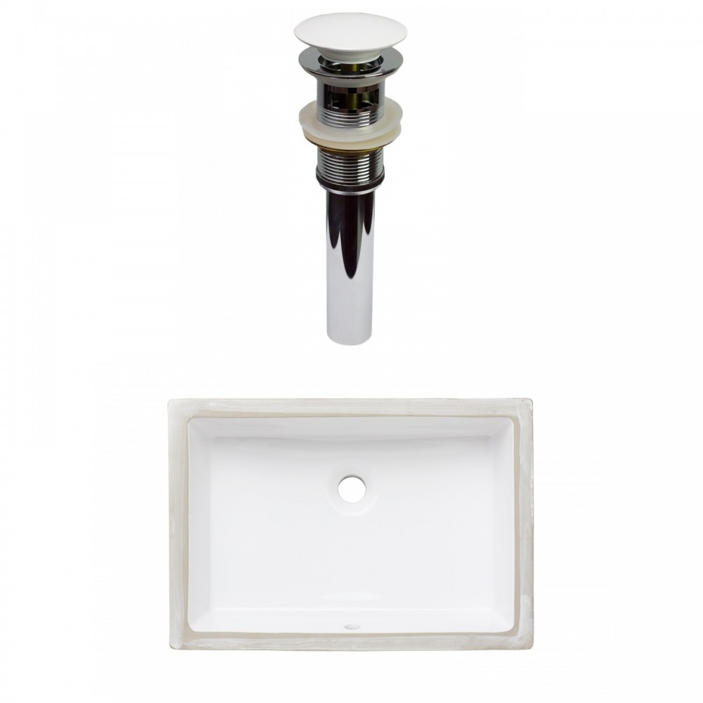 20.75-in. W Bathroom Undermount Sink Set_AI-31820