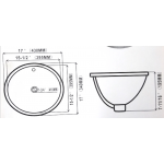 17-in. W Bathroom Undermount Sink Set_AI-31825