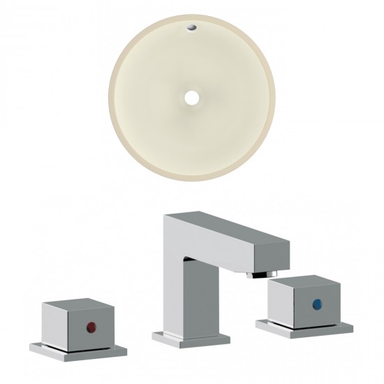 16-in. W Bathroom Undermount Sink Set_AI-22869