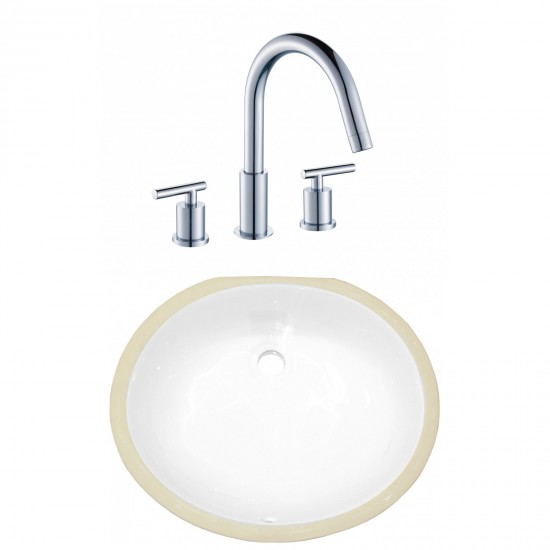 18.25-in. W Bathroom Undermount Sink Set_AI-23040