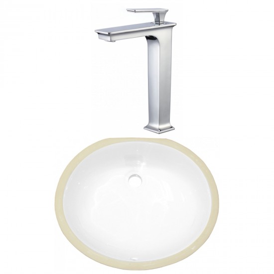 18.25-in. W Bathroom Undermount Sink Set_AI-23044