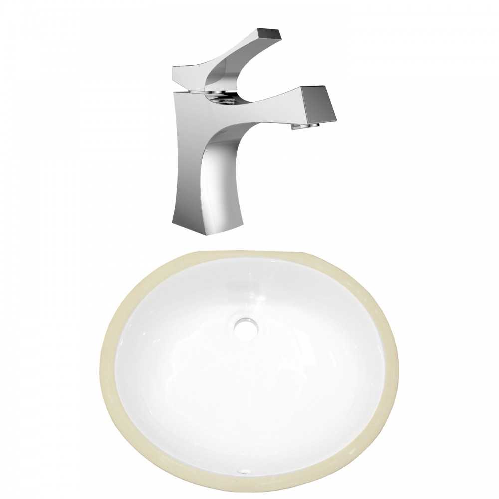 16.5-in. W Bathroom Undermount Sink Set_AI-23047