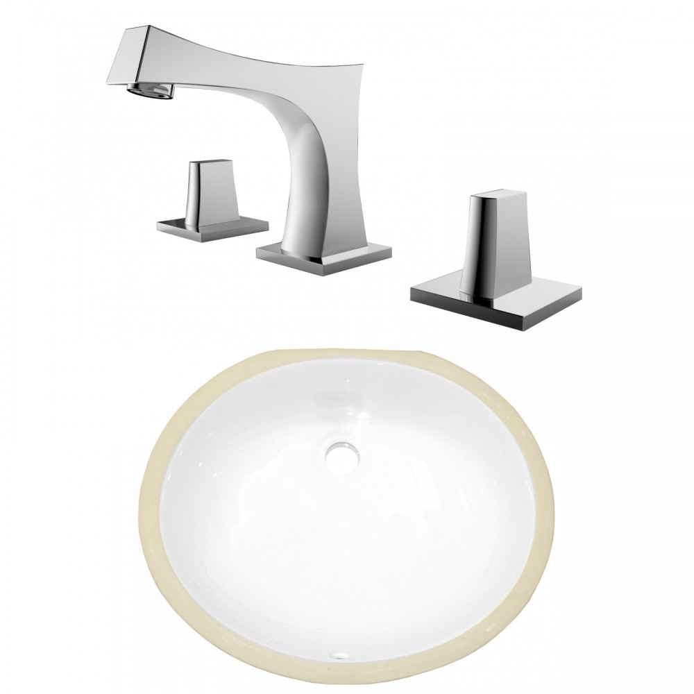 16.5-in. W Bathroom Undermount Sink Set_AI-23048