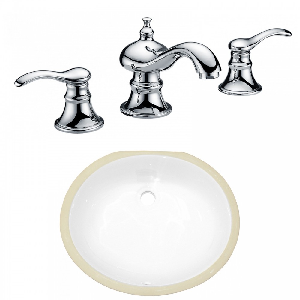 16.5-in. W Bathroom Undermount Sink Set_AI-23051