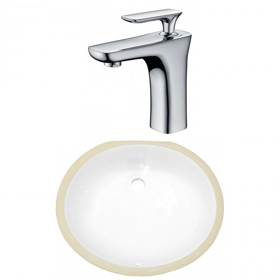 16.5-in. W Bathroom Undermount Sink Set_AI-23054