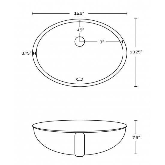 16.5-in. W Bathroom Undermount Sink Set_AI-23054