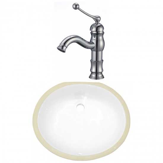 16.5-in. W Bathroom Undermount Sink Set_AI-23059