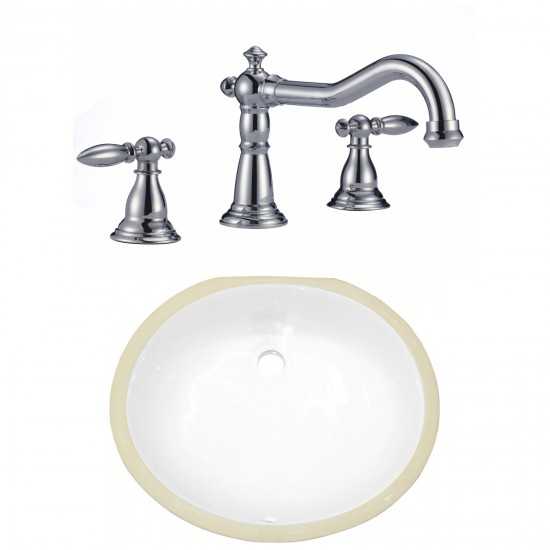 16.5-in. W Bathroom Undermount Sink Set_AI-23061