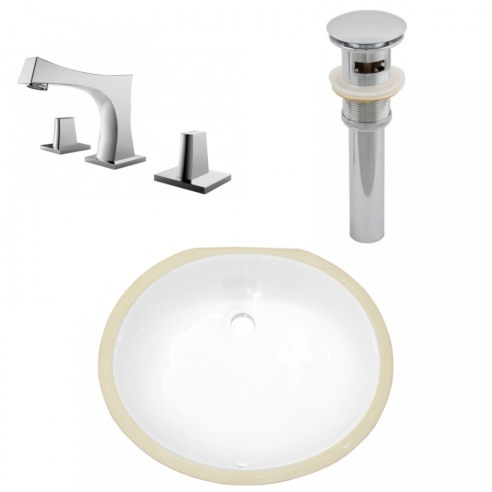 16.5-in. W Bathroom Undermount Sink Set_AI-27086