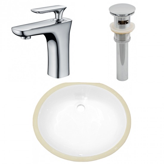 16.5-in. W Bathroom Undermount Sink Set_AI-27092