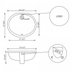 19.25-in. W Bathroom Undermount Sink Set_AI-31774