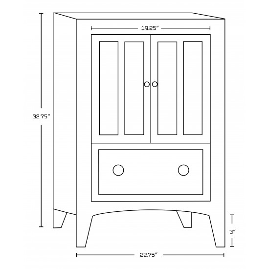 23.75-in. W Vanity Set_AI-17507