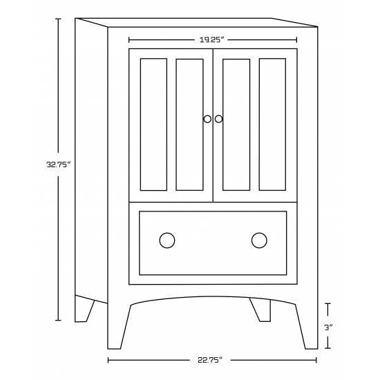 23.75-in. W Vanity Set_AI-19356