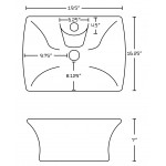 19.5-in. W Bathroom Vessel Sink_AI-127