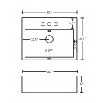 21-in. W Bathroom Vessel Sink_AI-438