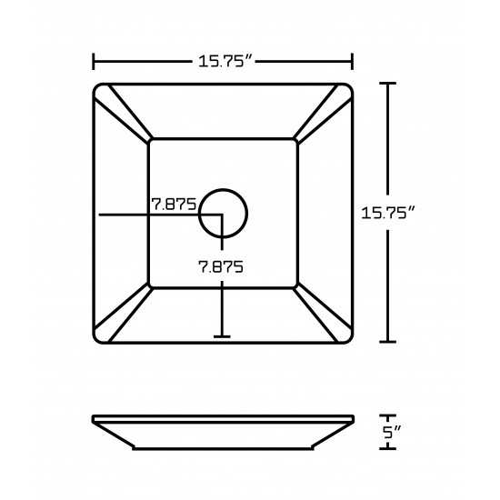 15.75-in. W Bathroom Vessel Sink_AI-11021