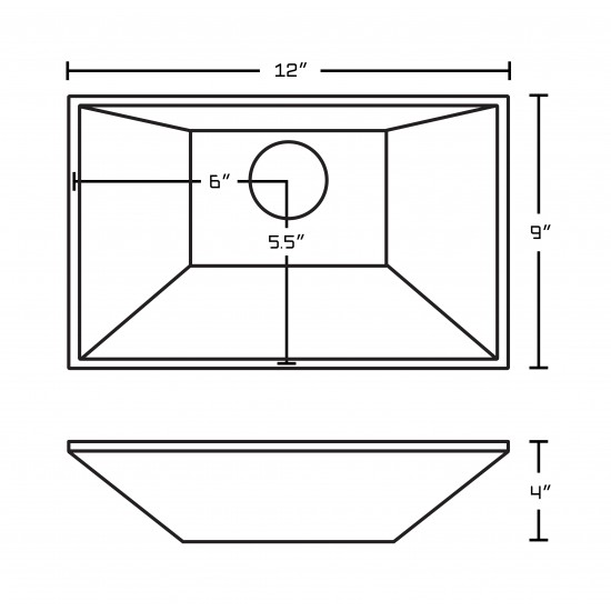 12-in. W Bathroom Vessel Sink_AI-1243