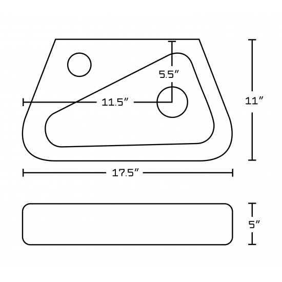 17.5-in. W Bathroom Vessel Sink_AI-1759