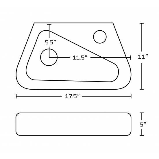 17.5-in. W Bathroom Vessel Sink_AI-1761