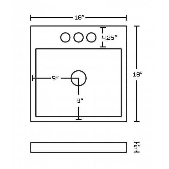 18-in. W Bathroom Vessel Sink_AI-27777