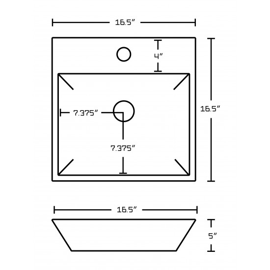 16.5-in. W Bathroom Vessel Sink_AI-11031