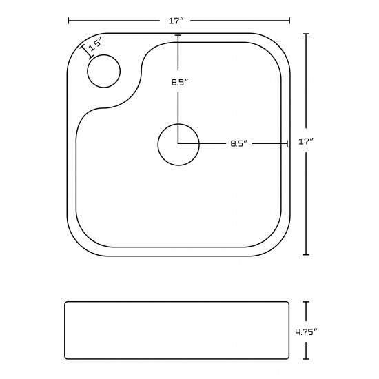 17-in. W Bathroom Vessel Sink_AI-20274