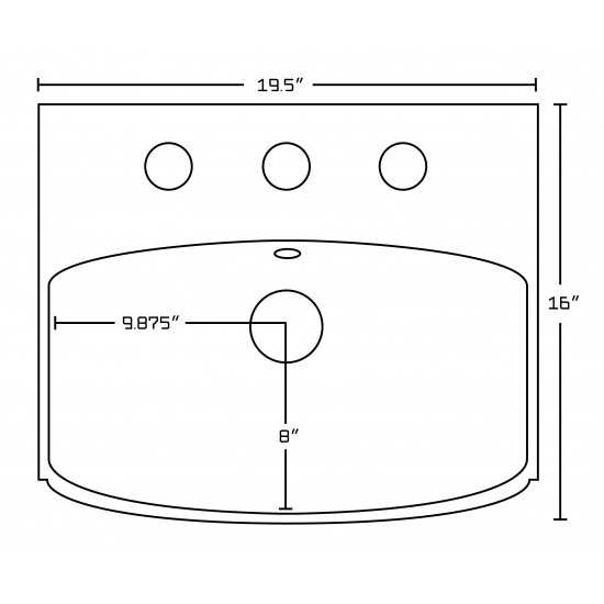 19.5-in. W Bathroom Vessel Sink_AI-20285