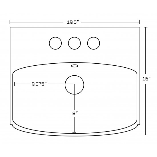 19.5-in. W Bathroom Vessel Sink_AI-20287