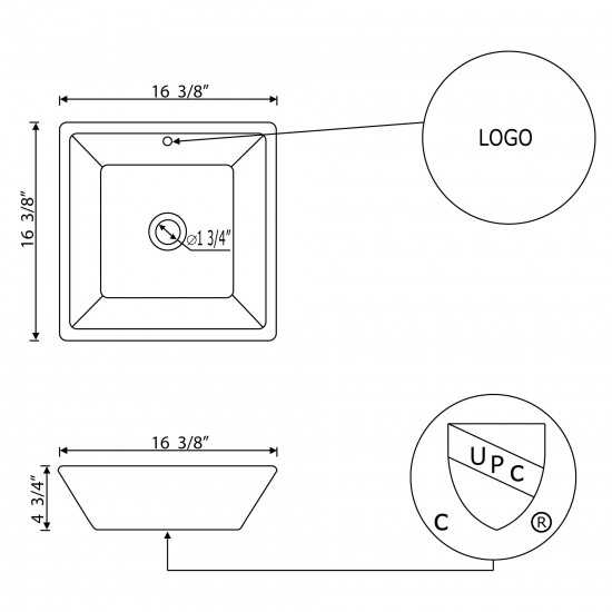 16.375-in. W Bathroom Vessel Sink_AI-27742