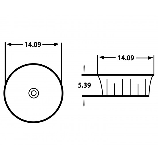 14.09-in. W Bathroom Vessel Sink_AI-27804