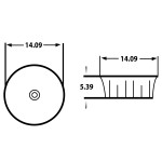 14.09-in. W Bathroom Vessel Sink_AI-27783