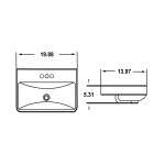 19.88-in. W Bathroom Vessel Sink_AI-27825