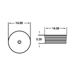 14.09-in. W Bathroom Vessel Sink_AI-27990