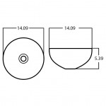 14.09-in. W Bathroom Vessel Sink_AI-27992