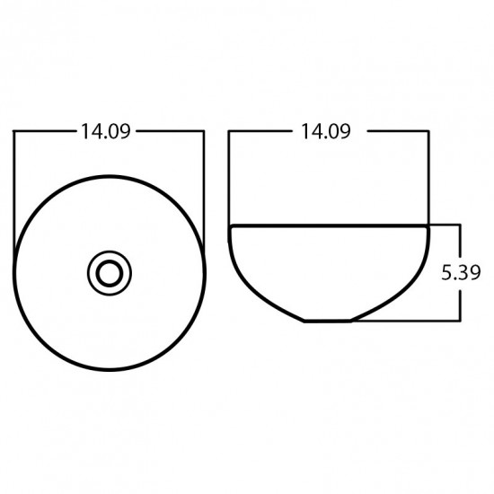 16.34-in. W Bathroom Vessel Sink_AI-27999
