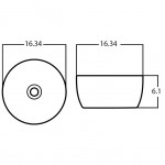 16.34-in. W Bathroom Vessel Sink_AI-28000