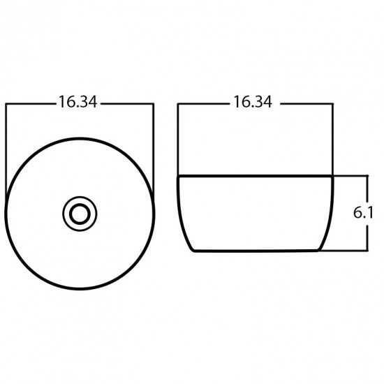 16.34-in. W Bathroom Vessel Sink_AI-28000