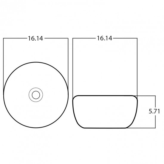 16.14-in. W Bathroom Vessel Sink_AI-27907