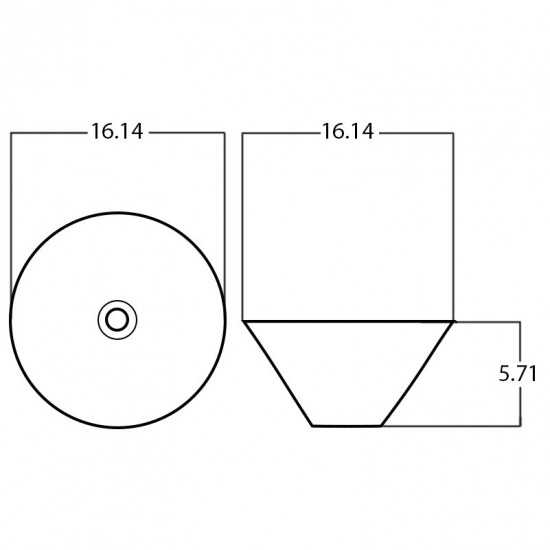 16.14-in. W Bathroom Vessel Sink_AI-27917