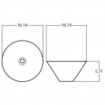 16.14-in. W Bathroom Vessel Sink_AI-27918